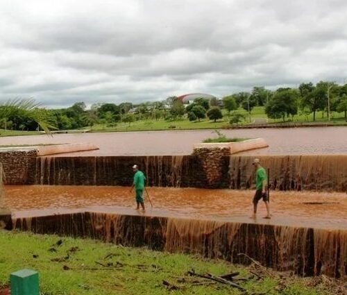 Após estragos causados pela chuva, Parque das Nações Indígenas passa por vistoria e receberá reparos