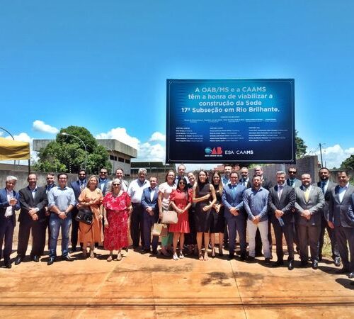 Parceria entre poder Executivo e Legislativo Municipal garante sede própria para OAB de Rio Brilhante. Saiba mais.