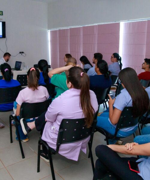 Secretaria Municipal de Saúde leva palestra “Rastreabilidade de Medicamentos” para profissionais do Hospital Soriano Corrêa da Silva.