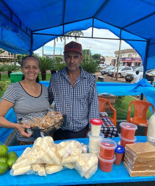 Em novo espaço, Feira do Produtor foi sucesso em Rio Brilhante.