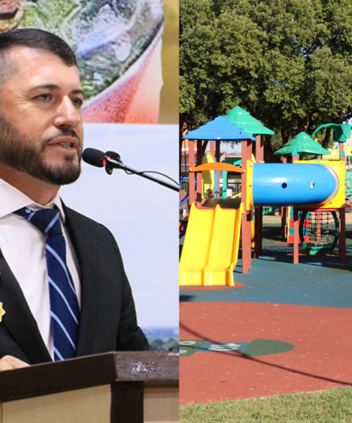 Vereador Pc solicita instalação de um <strong>“Parque Infantil” </strong>para a Instituição Casa Lar em Rio Brilhante.