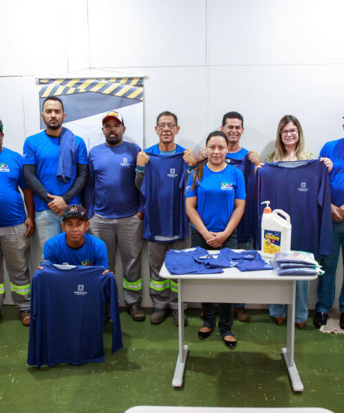 Prefeitura de Maracaju entrega uniformes com proteção UV para servidores da GEMUTRAN.