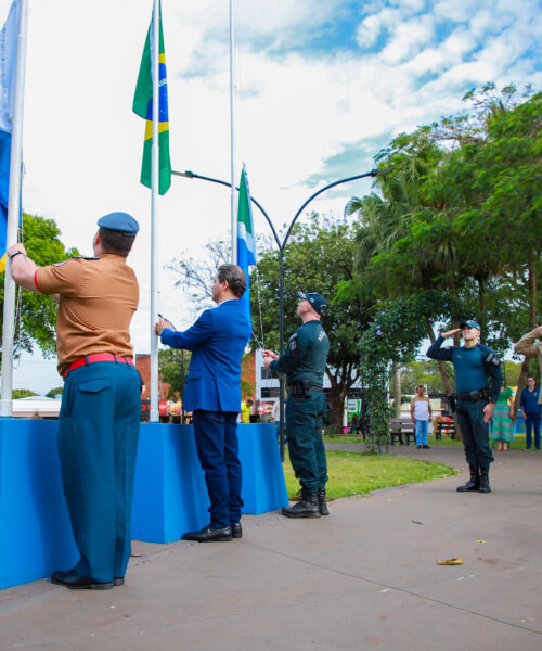 No Dia da Independência, Prefeitura de Maracaju realiza Ato Cívico na Praça Central.