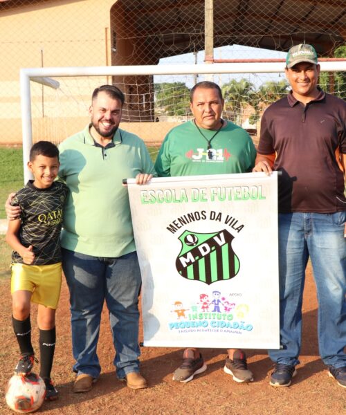 Aluno Do Instituto Pequeno Cidadão passou na Peneira do Flamengo.