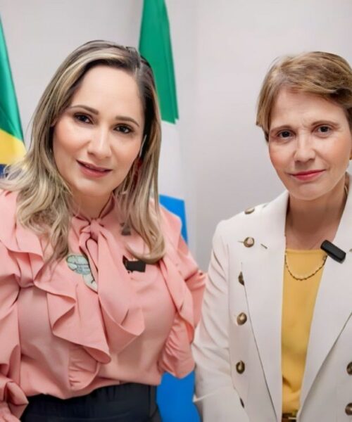 Prefeita de Jardim solicita apoio da Senadora Tereza Cristina para conclusão da escola MARC e asfaltamento do bairro São Francisco.