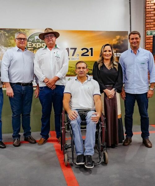 Prefeita Clediane e presidente da Câmara Gláucio Cabreira celebram a 19ª Expo e Feira Agropecuária de Jardim