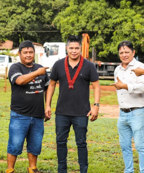 Vereador Gringo e comunidade indígena de Sidrolândia celebram conquista de centro comunitário na “Aldeia Córrego do Meio”