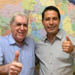 Dr. André Puccinelli declara apoio incondicional à pré-candidatura de Cleber Dias a prefeito de Vicentina.