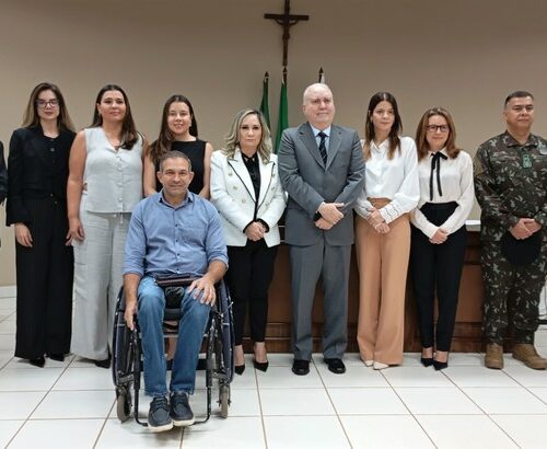 Glaucio Cabreira participa de evento no Fórum de Jardim com a presença do Desembargador Sérgio Martins