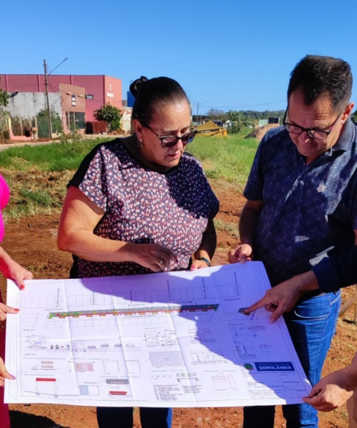 Início das obras do novo calçadão marca dia histórico para Jardim Petrópolis.