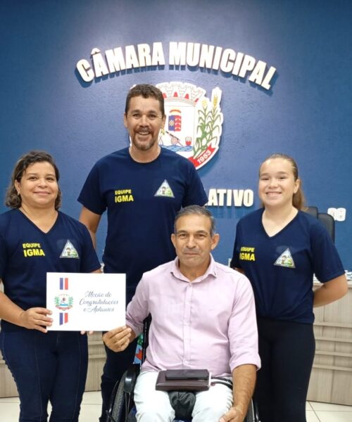 Vereador Glaucio Cabreira homenageia Instituto Guarda Mirim Ambiental de Jardim