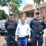 Polícia Militar e Civil de Maracaju recebem novas viaturas em cerimônia com autoridades estaduais e federais