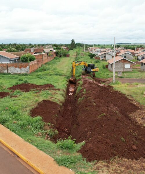 Prefeitura de Maracaju inicia obras emergenciais para conter alagamentos após forte chuva