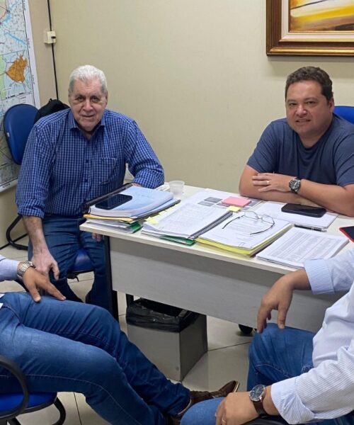 Prefeito eleito de Vicentina e líder político de Jateí se reúne com Dr. André Puccinelli para discutir o futuro da região