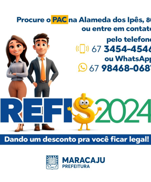 Após reunião com vereadores, Prefeitura de Maracaju lança REFIS 2024 com descontos de até 100% para regularização de dívidas