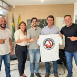 Prefeito Rodrigo e Vereador Peter recebem representantes do Projeto de Jiu-Jitsu de Cassilândia