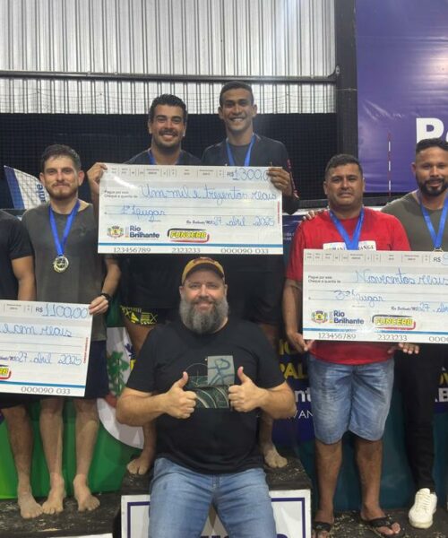 Com recorde de premiação e participação de atletas o Open Funcerb de Futevôlei foi um sucesso em Rio Brilhante