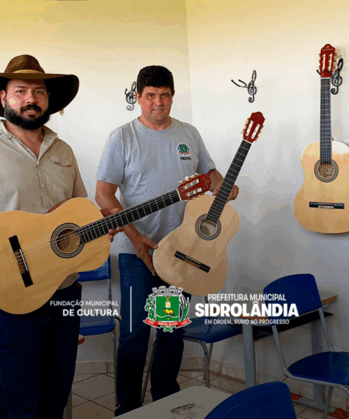 Sidrolândia recebe instrumentos musicais do projeto Energia Sonora Branco e abre vagas para crianças e adolescentes