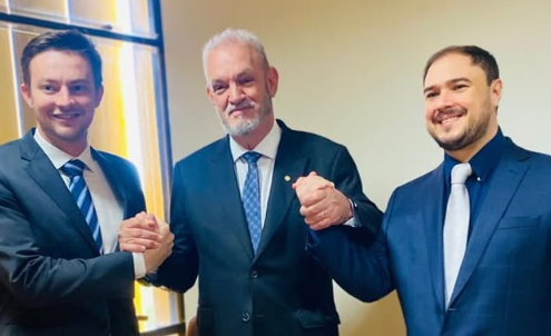 Prefeito Lucas Foroni e Dr. Leonardo reforçam compromisso com Rio Brilhante em agendas estratégicas na capital federal