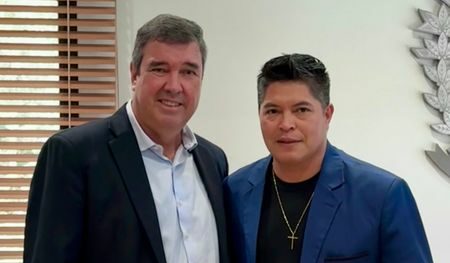 Vereador Otacir Figueredo se reúne com o Governador Eduardo Riedel em busca de melhorias para Sidrolândia