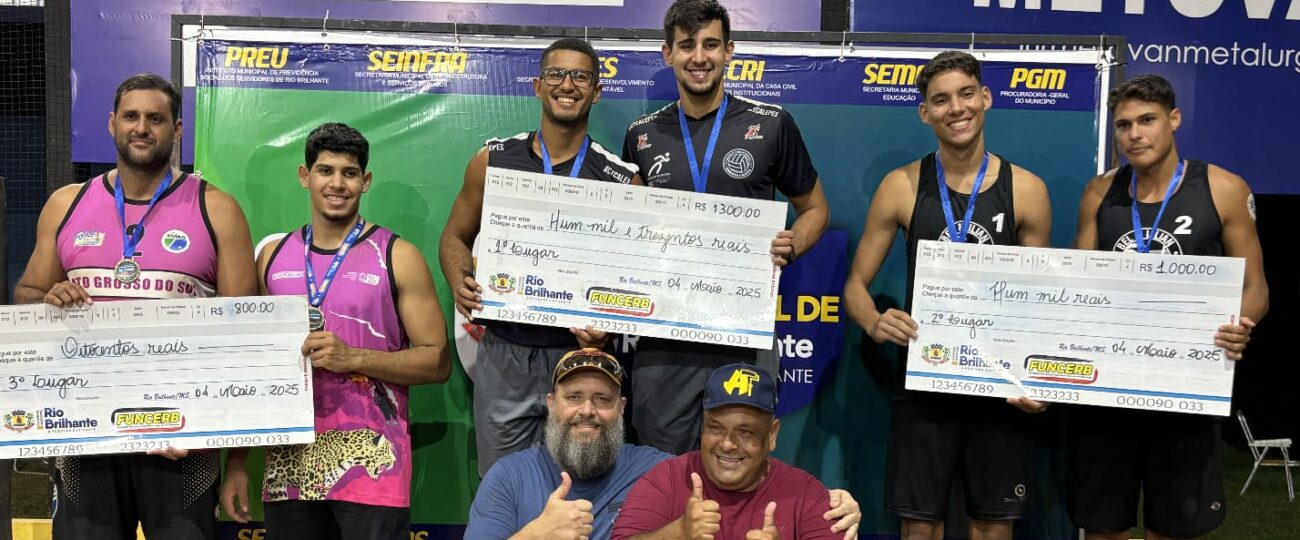 Open de Vôlei de Praia de Rio Brilhante reúne 288 atletas e distribui R$ 18 mil em premiação