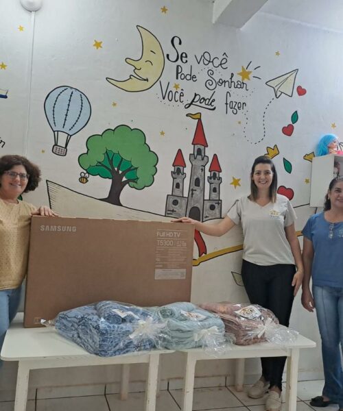 Espaço Vida recebe doação da Casa da Amizade para melhorar acolhimento de crianças