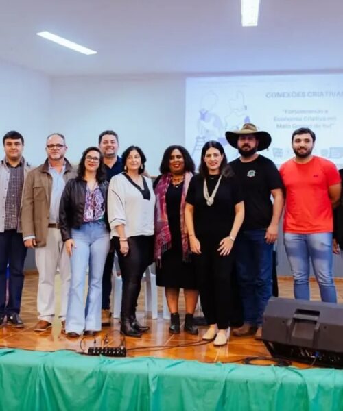 Jardim sedia workshop sobre economia criativa com participação de municípios da Rota Bioceânica