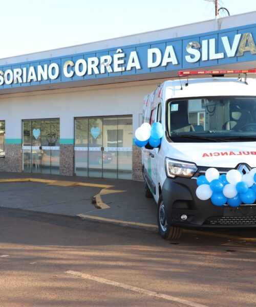 Com recursos da Câmara, Prefeitura de Maracaju reforça a saúde com nova ambulância UTI.