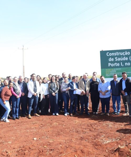 Com apoio de Geraldo Resende, Maracaju assina ordem de serviço para nova UBS no Bairro Ilha Bela