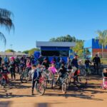 Escola Sesi promove Dia dos Pais com pedalada e momentos de integração em família