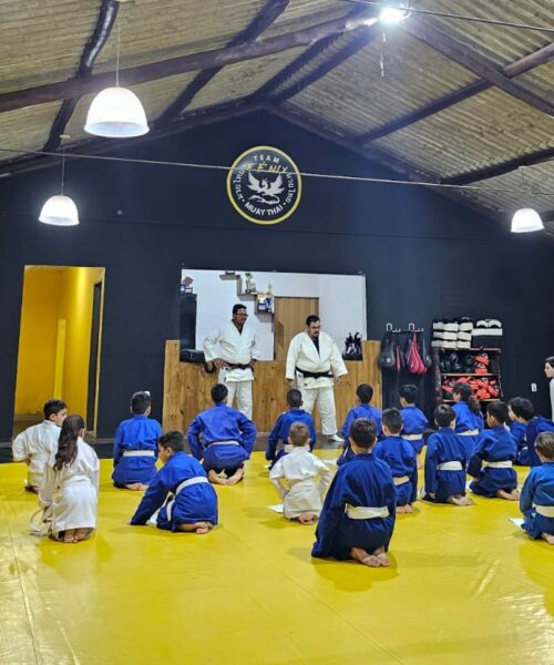 Instituto Pequeno Cidadão, em parceria com a Funcerb, realiza primeiro exame de faixa de Judô em Rio Brilhante