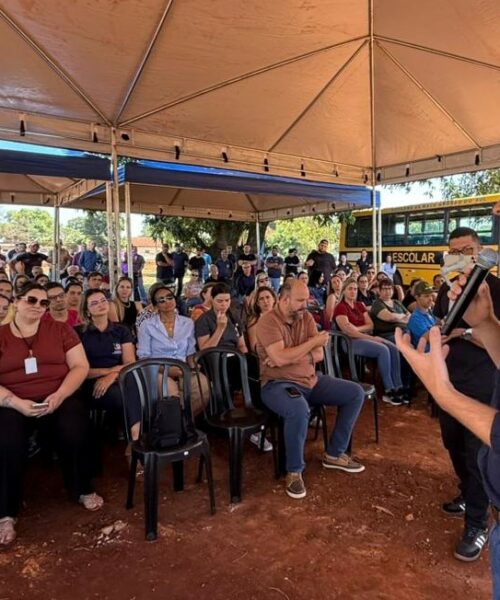 Prefeito Lucas Foroni lança a maior obra da história da educação em Rio Brilhante com investimento de R$ 12,3 milhões