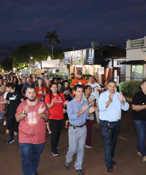 Vereador Robert Ziemann agradece apoio do grupo Legendários na Marcha para Jesus 2025