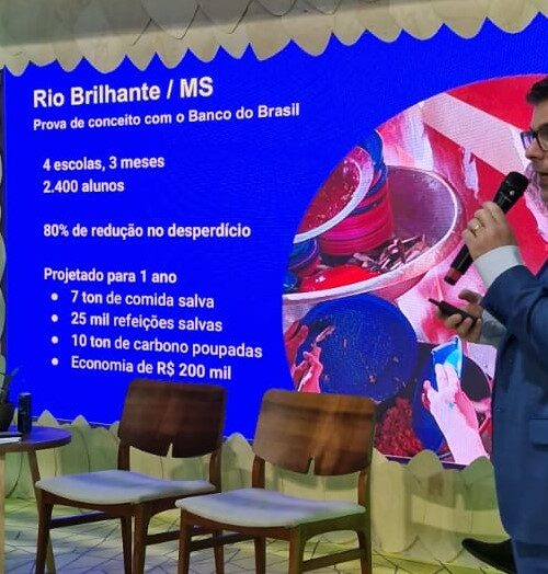 Rio Brilhante ganha destaque na COP30 como referência com Projeto “Alimentação Escolar Inteligente”