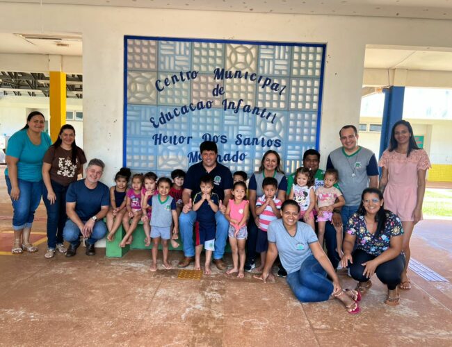 Compromisso com a educação: Prefeitura inicia instalação de ar-condicionado em CMEI de Sidrolândia