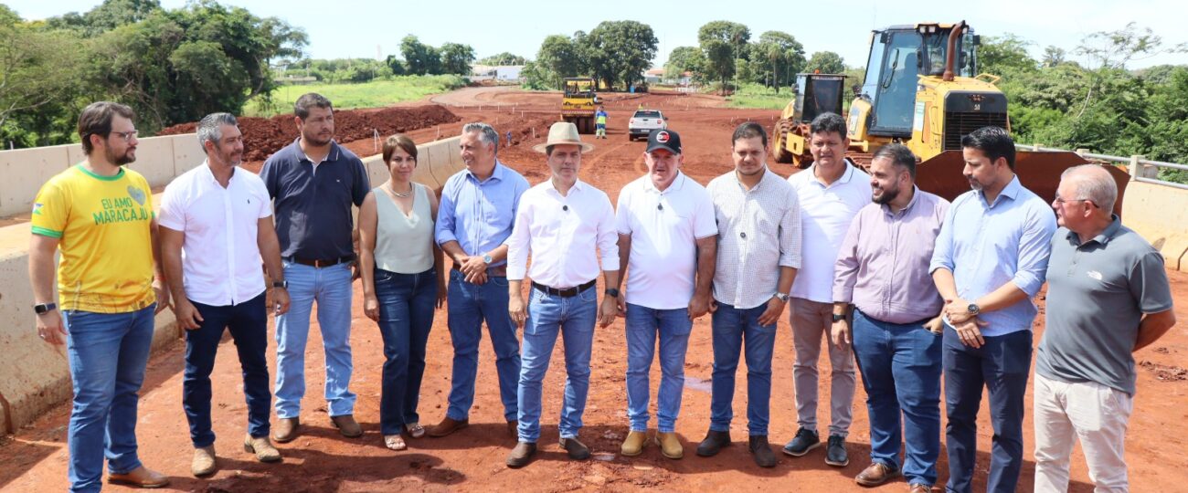 Vereadores enaltecem parceria com o Governo do Estado e acompanham obras estratégicas em Maracaju