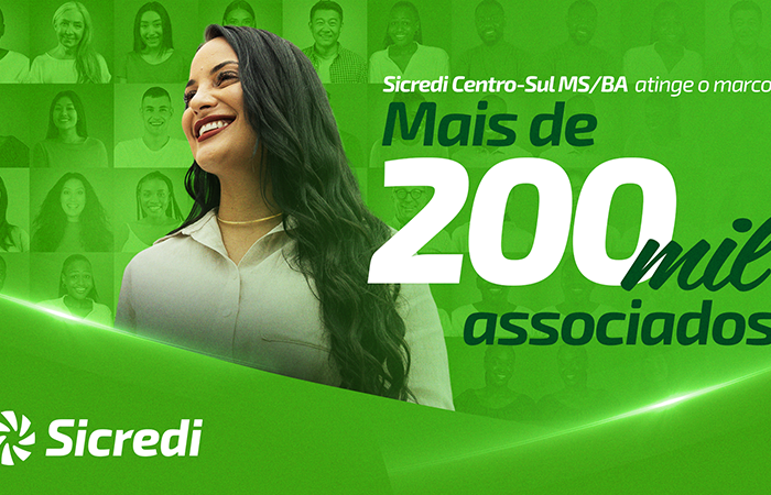 Sicredi Centro-Sul MS/BA alcança a marca de 202 mil associados e celebra crescimento sustentável