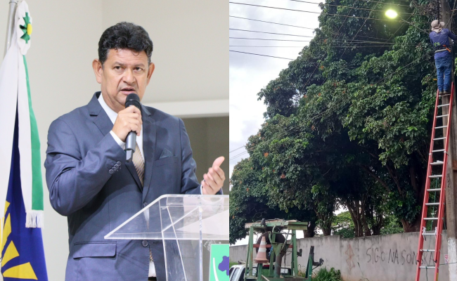 Vereador Ediney elogia trabalho do departamento de iluminação pública e destaca dedicação de servidores