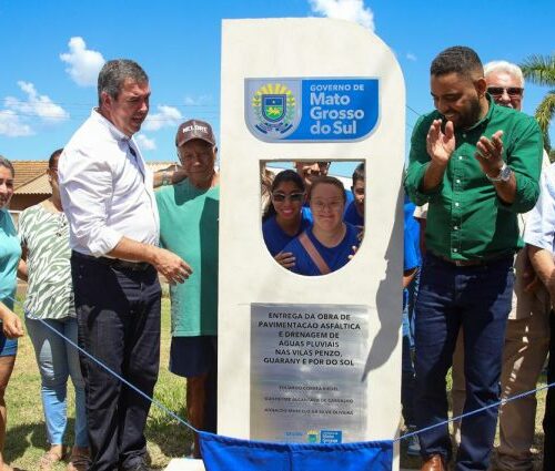 Antônio João recebe pacote de obras em educação, infraestrutura e MS-384