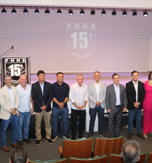 Vereadores participam de solenidade da Polícia Militar e reafirmam compromisso com o fortalecimento da segurança pública em Maracaju