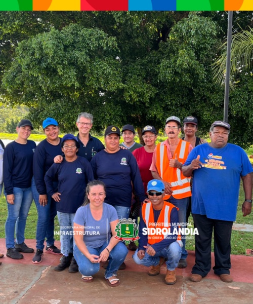 Equipes intensificam limpeza urbana em diferentes regiões de Sidrolândia