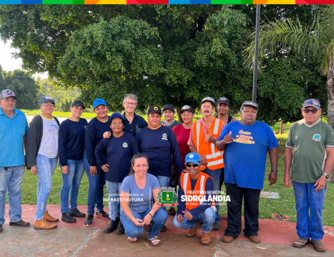 Equipes intensificam limpeza urbana em diferentes regiões de Sidrolândia