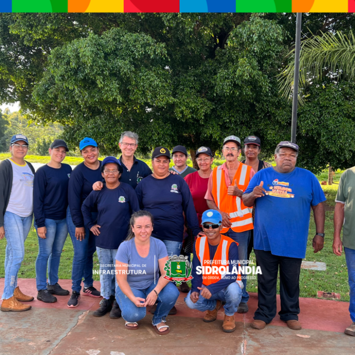 Equipes intensificam limpeza urbana em diferentes regiões de Sidrolândia