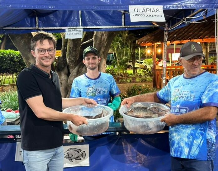 Prefeito Lucas Foroni destaca sucesso da Feira do Peixe com a comercialização de 13 toneladas e quase R$ 450 mil de movimento