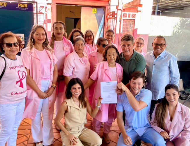 Em ato marcado por emoção, prefeito Lucas Foroni autoriza ampliação da Rede Feminina de Combate ao Câncer em Rio Brilhante