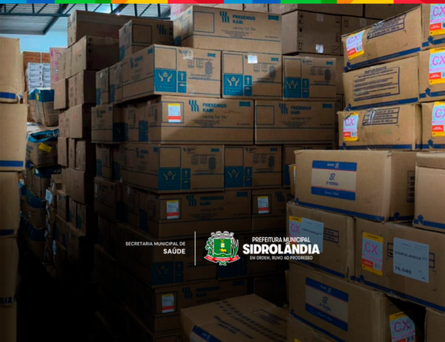 Novos medicamentos chegam e reforçam estoque da Saúde em Sidrolândia