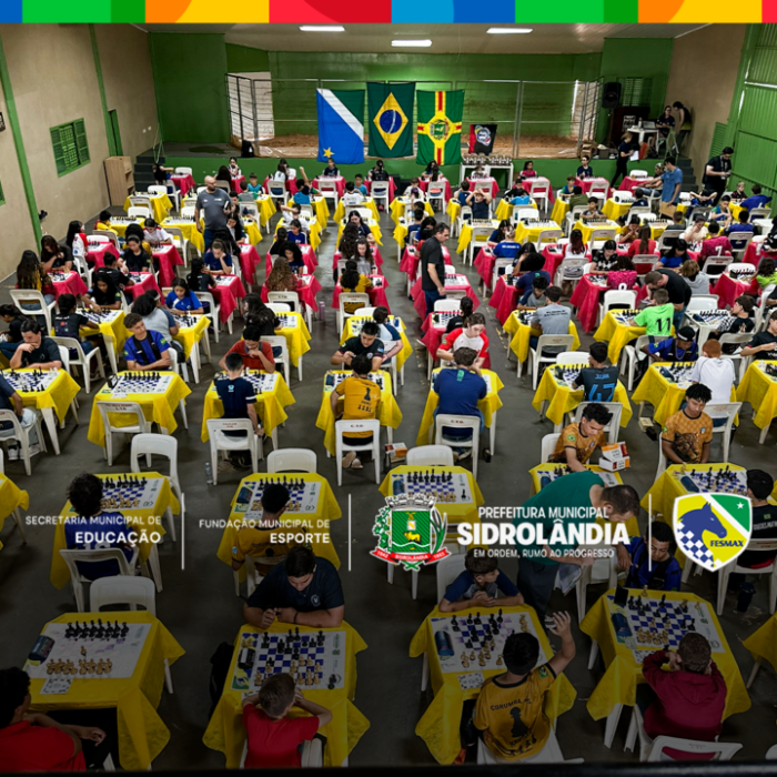 Festival de xadrez em Sidrolândia marca retorno do MS ao cenário nacional e revela novos talentos